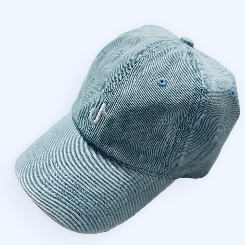 New OTTO Sky Blue Denim Hat. logo Tittok.